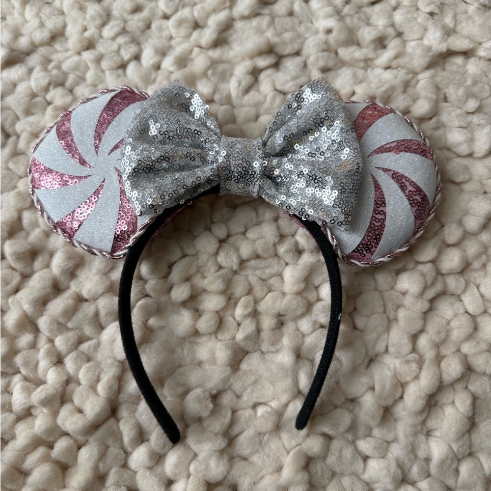 Peppermint Minnie Ears headband